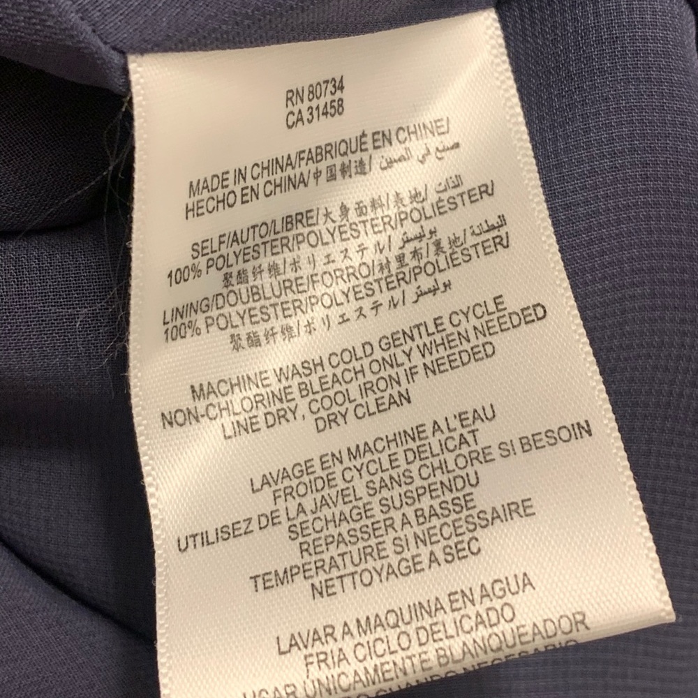 Bcbgeneration Mini Flutter Purple Grey Dress In Xs - image 4